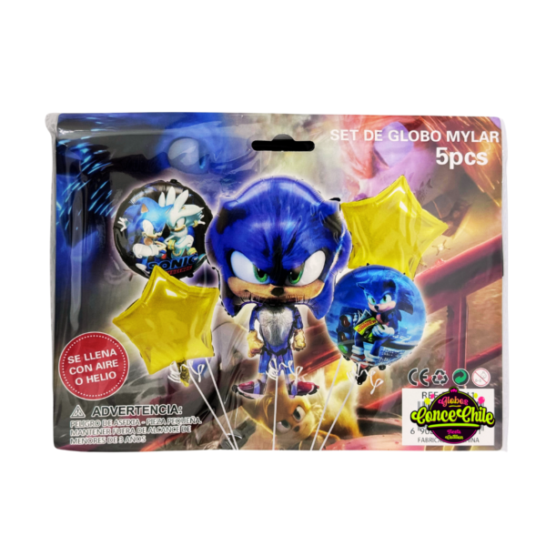 set globo disney 5pcs sonic