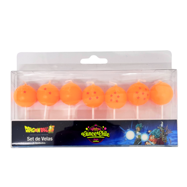 SET DE VELA DRAGON BALL 7UNI