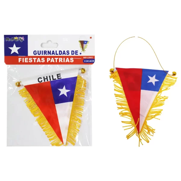 COLGANTE BANDERA TRIANGULAR AUTO