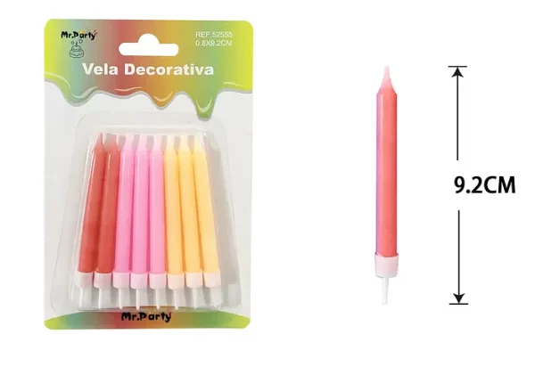 VELAS DECORATIVAS 8UNI