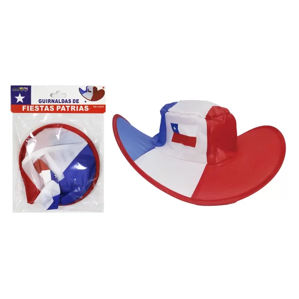 GORRO FIESTAS PATRIAS PLEGABLE