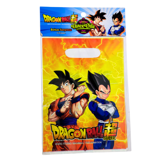 BOLSA PARA DULCES DRAGON BALL 6UNI