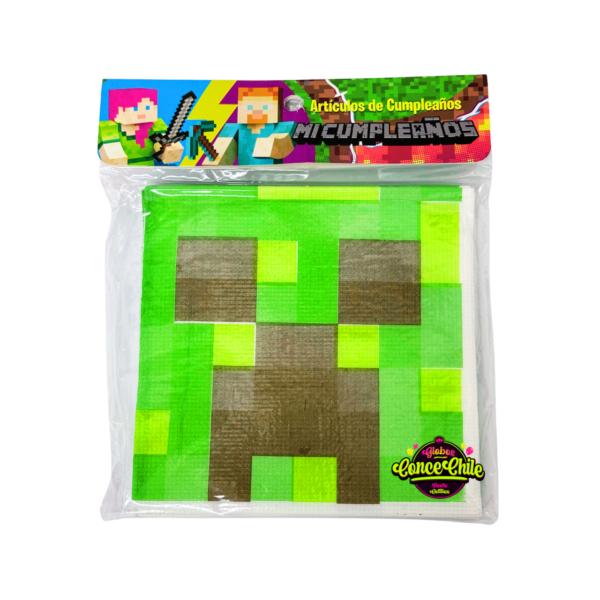 Servilleta minecraft x12u p.e