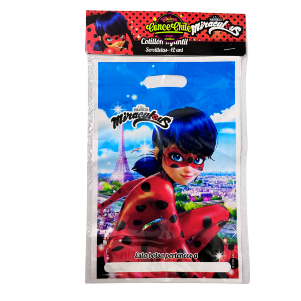 BOLSA DULCES LADY BUG MIRACULOUS 6UNI