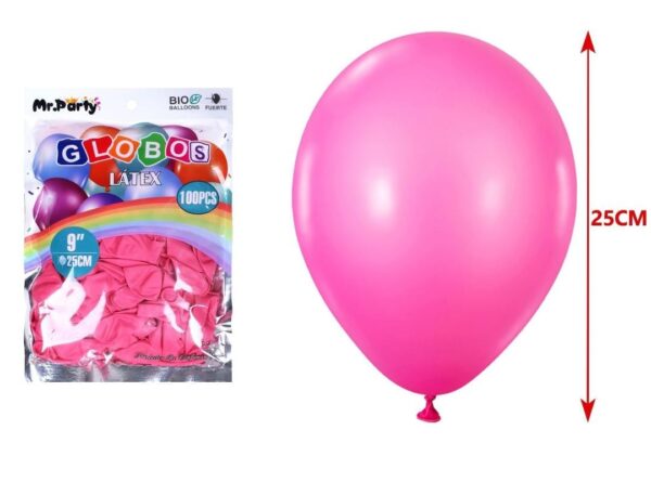 Globo Látex R9 x 100UNI Magenta