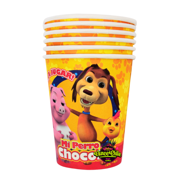 VASO PERRO CHOCOLO x6