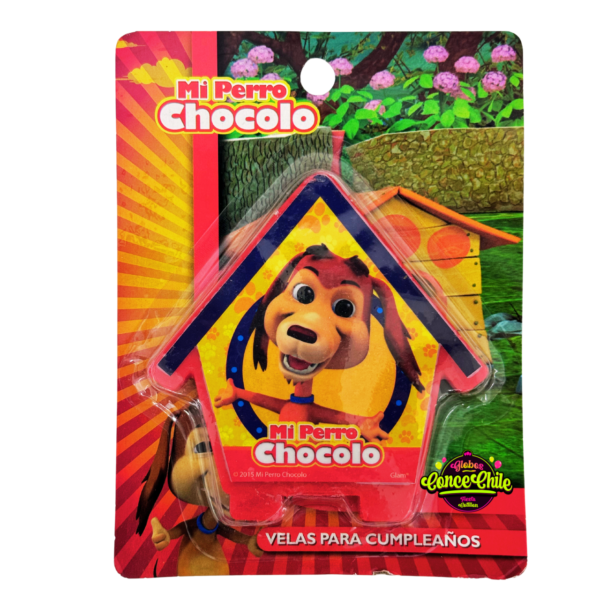 VELA PERRO CHOCOLO 1UNI