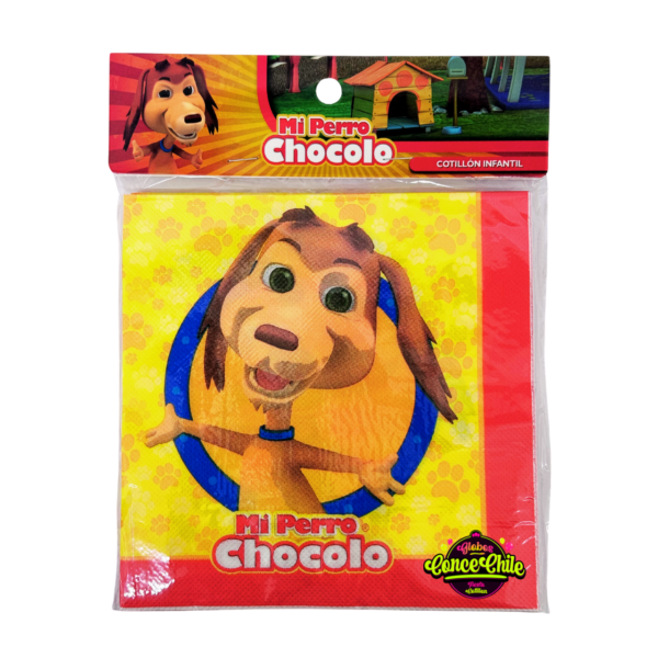 SERVILLETA PERRO CHOCOLO 12UNI