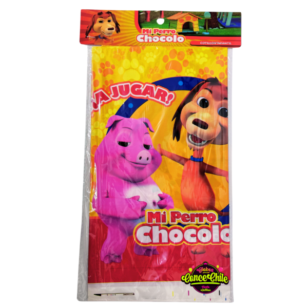 MANTEL PERRO CHOCOLO