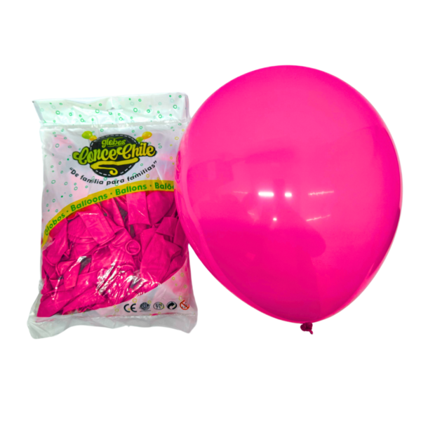 GLOBO LATEX R12 100UNI COLOR MAGENTA