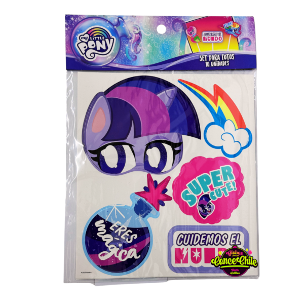 Set 10 pcs para fotos my little pony bp