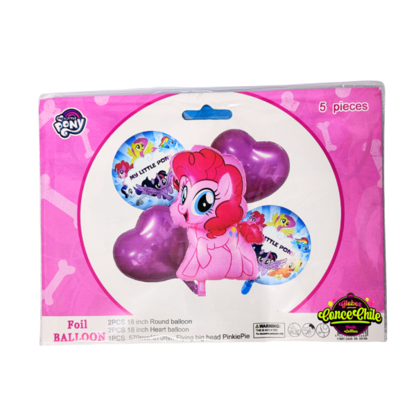 Set globo disney 5pcs my little pony