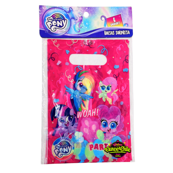 Set 6 bolsas para sorpresas my little pony bp