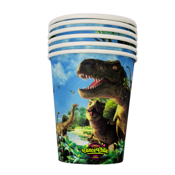 Vaso dino real 6 uni