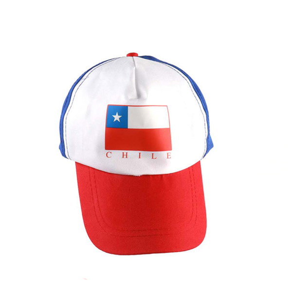 GORRA BANDERA DE CHILE ESTAMPADA