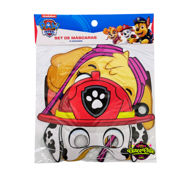 Set 6 mascaras paw patrol bp