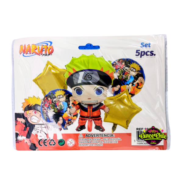 Set globo disney 5pcs naruto