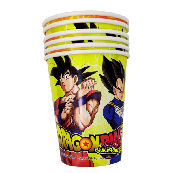 VASO DRAGON BALL 6UNI