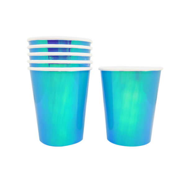 VASO AZUL NACARADO 6UNI