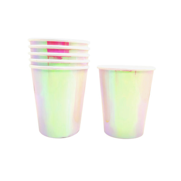 VASO BLANCO NACARADO 6UNI