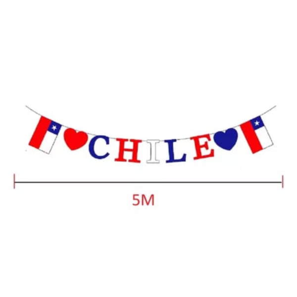 BANDERIN CHILE 5M