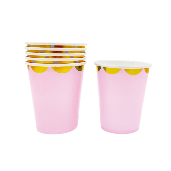 VASO ROSADO PASTEL 6UNI