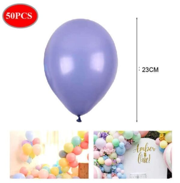 GLOBO LATEX R9 50UNI COLOR GRIS