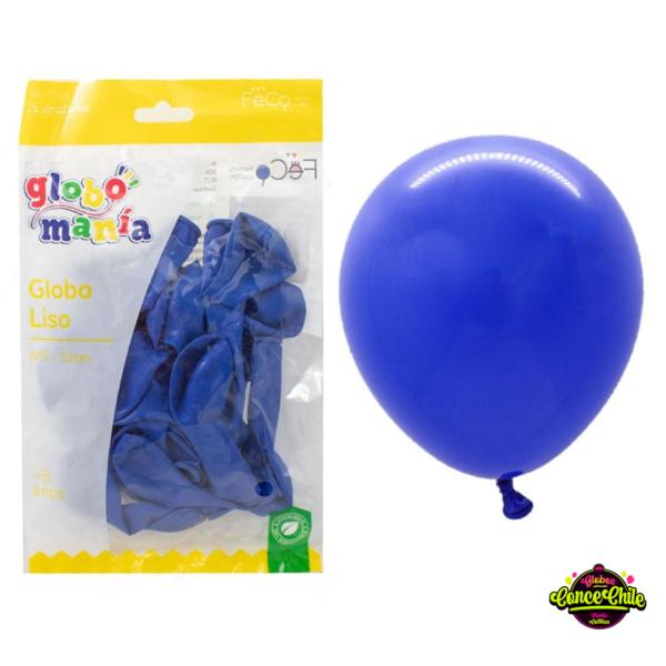 GLOBO LATEX R5 X 25UNI AZUL