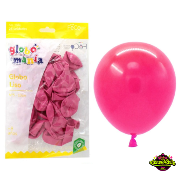 GLOBO LATEX R5 X 25UNI FUCSIA