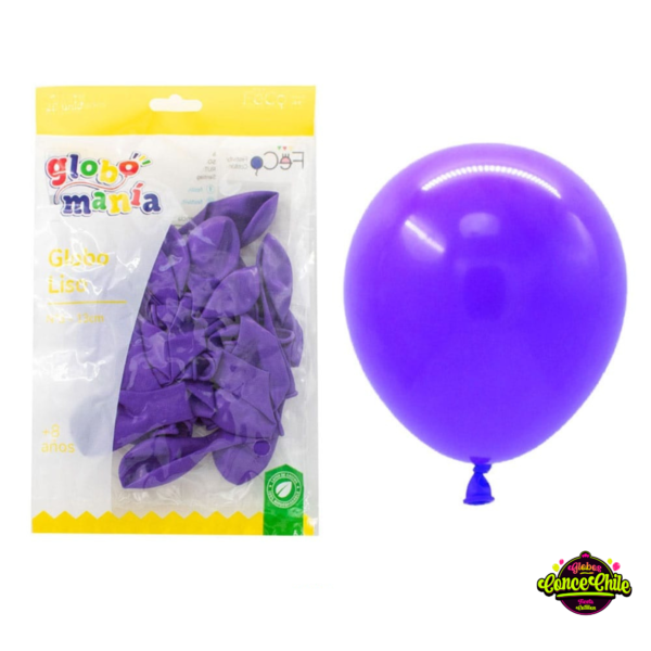 GLOBO LATEX R5 X 25UNI MORADO