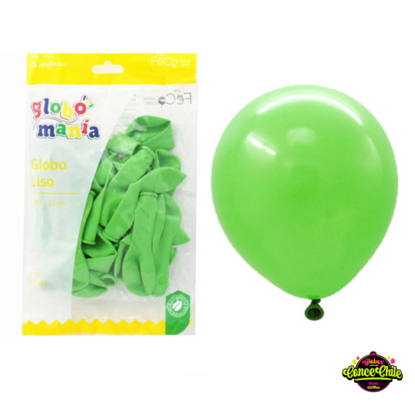 GLOBO LATEX R5 X 25UNI VERDE