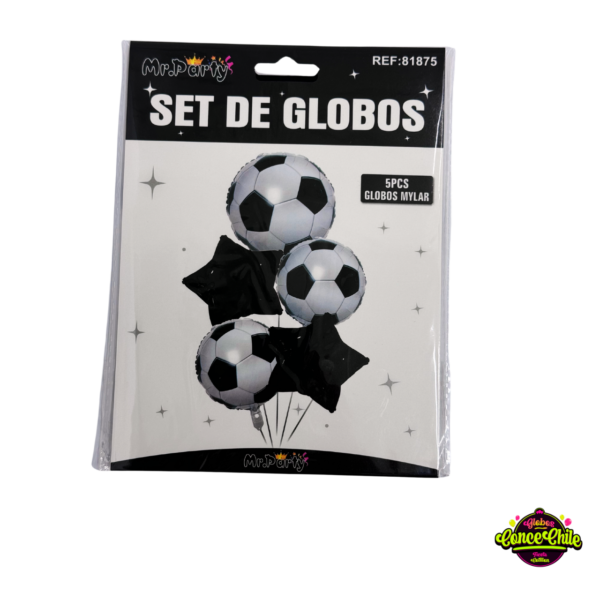 SET GLOBOS FOOTBALL 5PCS