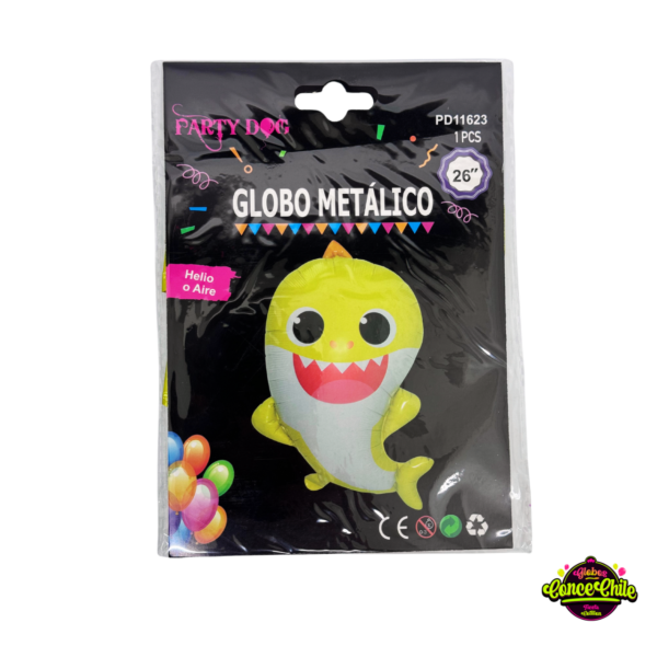 GLOBO METALICO BABY SHARK VARIEDADES