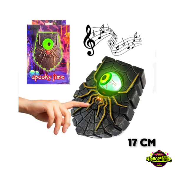 TIMBRE OJO CON LUZ Y SONIDO 17CM