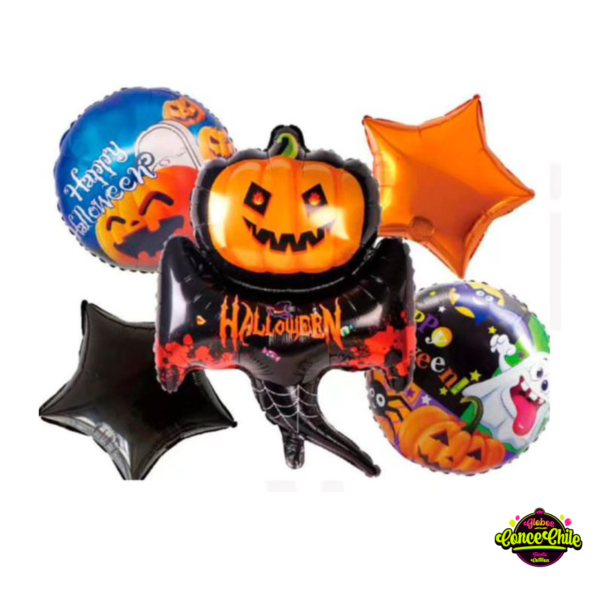 SET GLOBOS HALLOWEEN