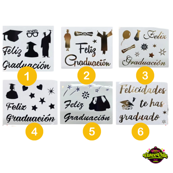 VINILO STICKERS GRADUACIÓN